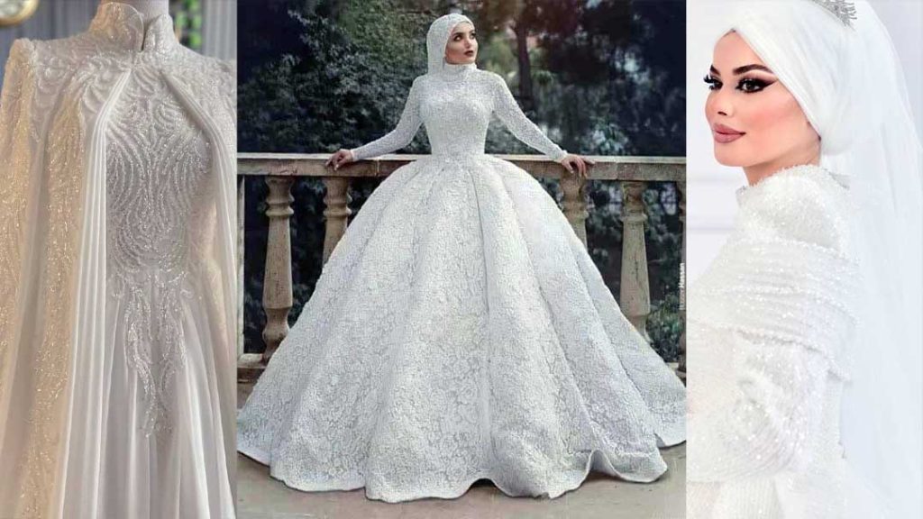 مدلهای لباس عروس محجبه شیک و جذاب
