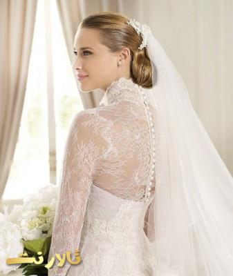 مدل لباس عروس دانتل جدید