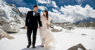 برزگزاری مراسم عروسی زمستان اورست