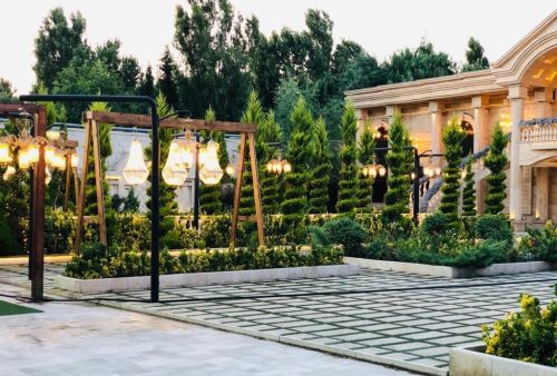 باغ عمارت مجلل یاسین